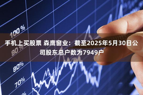 手机上买股票 森鹰窗业：截至2025年5月30日公司股东总户数为7949户